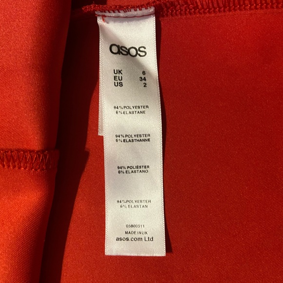 asos Midi Bright Pink Circle Skirt - Picture 5 of 9